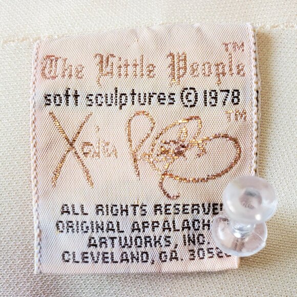 VINTAGE-1978 "The Little People"Soft Sculptures by Xavier Roberts "Charity"+DOCS - Picture 7 of 17